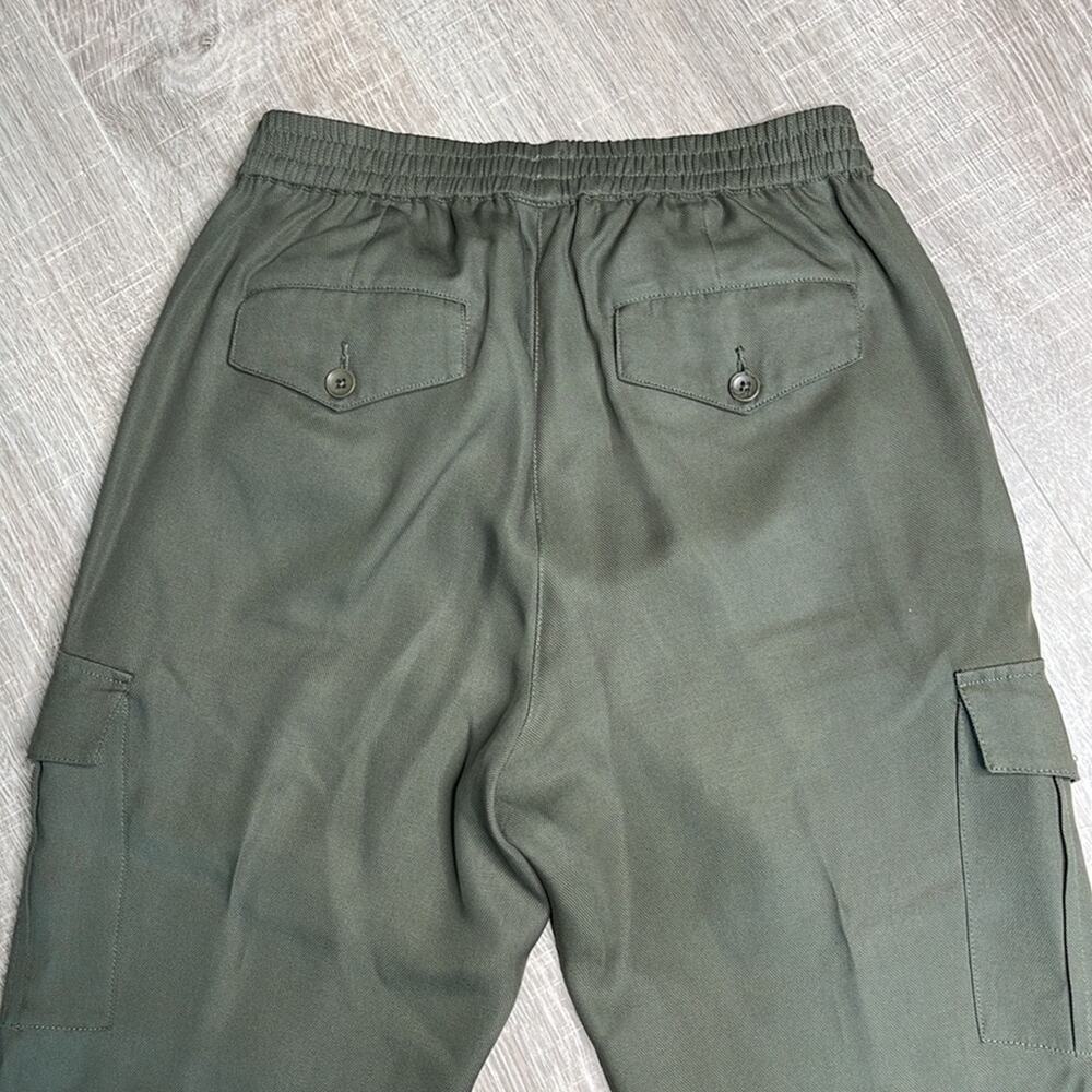 BCBGMAXAZRIA Dark Olive Green Cian Cargo Jogger Pants Women’s Size XS - Picture 10 of 13